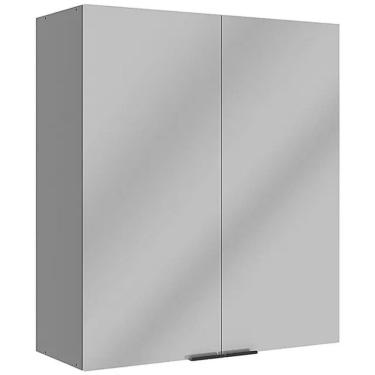 Imagem de Armario Aereo 80cm 2 Portas MDP MDF Lumina Telasul