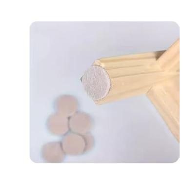 Imagem de Protetores Para PéS De MóVeis — Adequados Para Cadeiras, Mesas, SofáS E Geladeiras, Evitando ArranhõEs No Piso(Bege 32 Peças R)