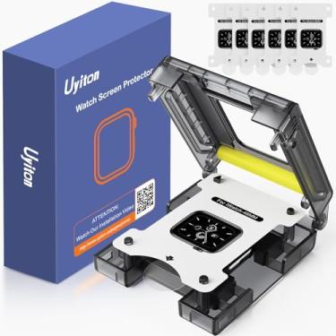 Imagem de Uyiton Película protetora de tela para Apple Watch Series 10/11 de 42 mm - Película de EPU transparente HD [Sem vidro] Protetor para iWatch antiarranhões [Sem bolhas] [fácil de instalar] Capa de tela