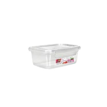 Imagem de Kit 10 Potes Marmita Fitness 750ml Travas Freezer Microondas