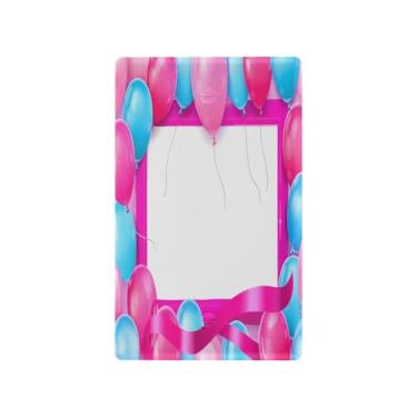 Imagem de Wassud Placa de cobertura para interruptor de luz, balões coloridos, capas de tomada decorativas, placa de parede para tomadas elétricas em branco 11 x 6 cm