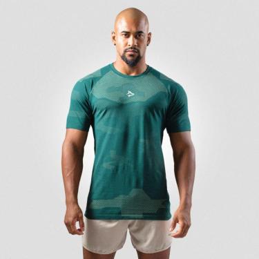 Imagem de Camiseta Apex Dry Middle Lupus Sem costura Alpha Co-Masculino
