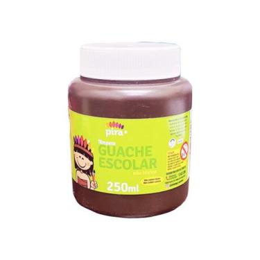 Imagem de Tinta Guache 250ml - Piratininga, Marrom