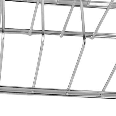 Imagem de Generic Placa Pote Tampa Rack Escorredor Prateleira Organizador de Aço Inoxidável para Armazenamento de Cozinha, 2 Pces para Folhas de Biscoito Titular