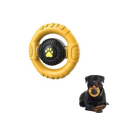 Imagem de wodifer Brinquedos para cães para mastigadores agressivos de raça média grande, brinquedos indestrutíveis para mastigar cães, brinquedos interativos de borracha de nylon resistente para mantê-los