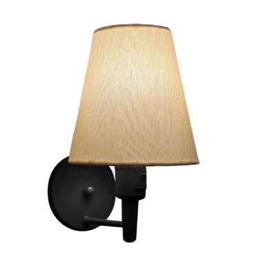 Imagem de Lustre Pendente Quadrado Vivare Md-4075 Cúpula Em Tecido 30/50x50cm - Bivolt Preta-algodão Crú 110v/220v