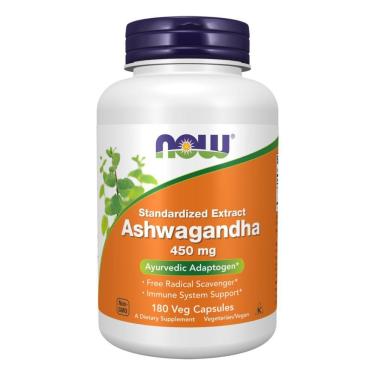 Imagem de Ashwagandha 450mg 180 Cápsulas Now Foods