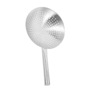 Imagem de Escorredor De Macarrão Colher De Frigideira Colher Coadora Colher Grande Coador Filtro Colher Inoxidável Drenando Concha Coador 22cm Concha De Fritura Lidar Aço Inoxidável Ampla
