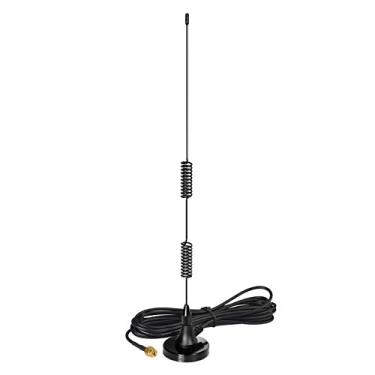 Imagem de Bingfu Antena dupla VHF UHF 136 – 174 MHz 400 – 470 MHz com base magnética, rádio bidirecional portátil SMA macho antena para rádio Walkie Talkie Icom Yaesu Vertex Standard Horizon Marine VHF Radio