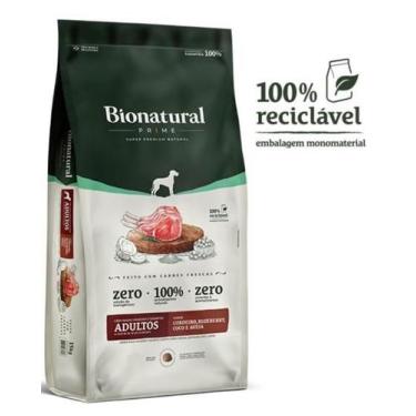Imagem de Ração BioNatural Cães Raças Grandes e Gigantes Adultos Cordeiro 20kg