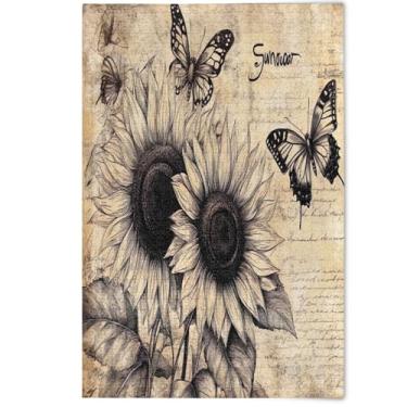 Imagem de Quebra-cabeça 500 peças para adultos legal verão girassol borboleta elefante branco presentes engraçados natureza grande quebra-cabeça animal impressão arte, 500 peças, 52 cm x 37,8 cm