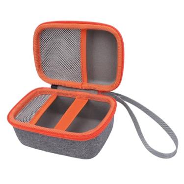 Imagem de Alomejor Estojo de Transporte Rígido, Armazenamento de Reprodutor de Música Infantil de Nylon EVA Com Capacidade de 36 Cartões Revestido de Veludo para Viagens de Alto-falante