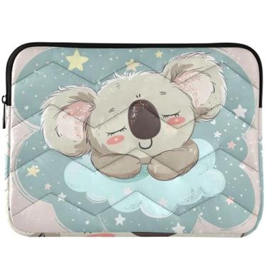 Imagem de Capa protetora para laptop com desenho coala fofa para MacBook 13 polegadas, capa protetora para laptop de 13 a 14 polegadas universal