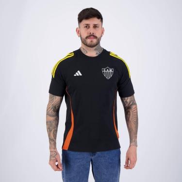 Imagem de Camiseta Adidas Atlético Mineiro Viagem 2025 Preta-Masculino