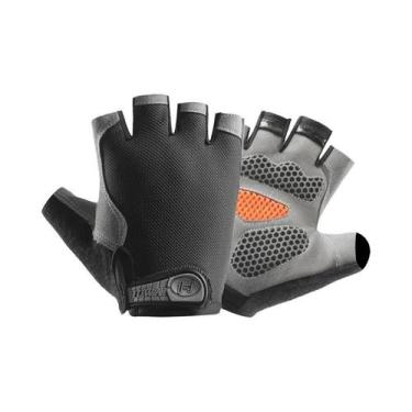 Imagem de Luvas De Academia Sem Dedos Para Homens E Mulheres, Antiderrapantes, R
