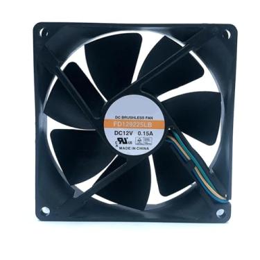 Imagem de 1 ventilador FD129225LB 9225 12V 0,15A 9CM / cm Fonte de alimentação de chassi silencioso pwm Ventilador de resfriamento 2400RPM 45,8CFM