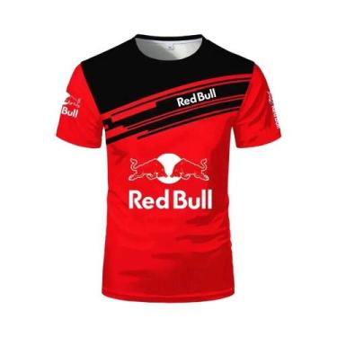 Imagem de Camiseta De Corrida F1 Da Equipe Red Bull Para Homens, Marca De Luxo, 