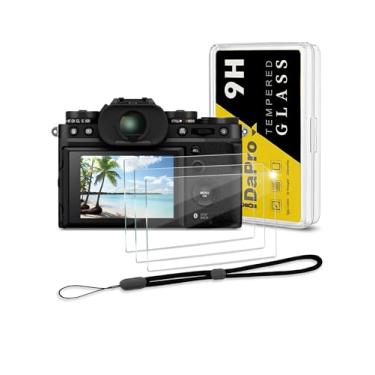 Imagem de iDaPro Protetor de tela para Fujifilm X-T5 Fuji XT5 + cordão de mão [3 + 1 unidade] vidro temperado