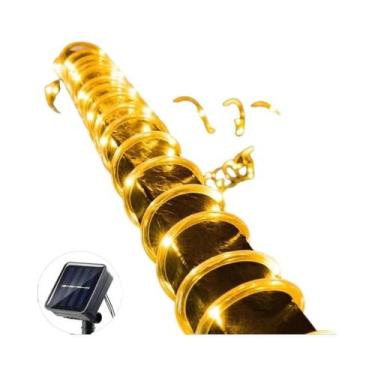 Imagem de Luz De Cordão LED Solar À Prova d'Água Para Exterior 5/10/20M Luzes De