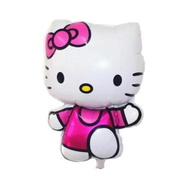Imagem de Decoração De Balões Hello Kitty Para Meninas, Suprimentos Para Festa D