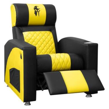 Imagem de Poltrona Gamer Sparta Com Encosto Reclinável Carregador USB - SOFA STO