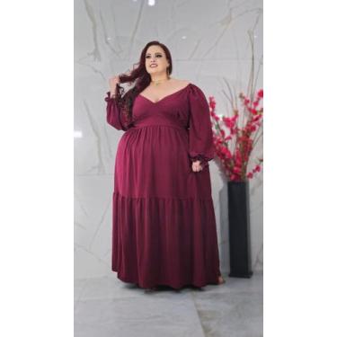 Imagem de Vestido/Plus size/Moda Feminina /Tendencia de Inverno  - Nanda Fashion