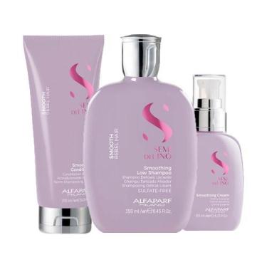 Imagem de Kit Alfaparf SeDL Smooth - Sh 250ml+Cond 200ml+Creme 125ml - ALFAPARF 