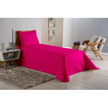 Imagem de Kit Cobre Leito Dubai Com Acabamento Em Viés Solteiro 2 Peças Cama Box