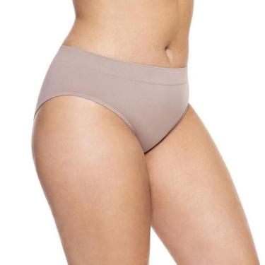 Imagem de Calcinha Básica Sem Costura Lupo 40306 Plus Size, XXG, Nude