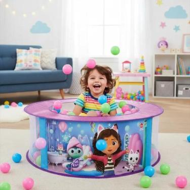 Imagem de Piscina De Bolinhas A Casa Mágica De Gabby 50 Bolinhas Lider Brinquedo