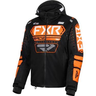 Imagem de FXR Jaqueta masculina RRX 2025 (preto/laranja - GG)