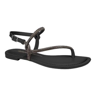 Imagem de Sandália Dakota Y6161 Baixa Fivela Brilho Leve Rasteirinha Feminino