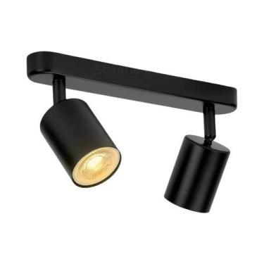 Imagem de Luminária De Teto LED Moderna Ajustável GU10 Para Estudo, Cozinha, Sal