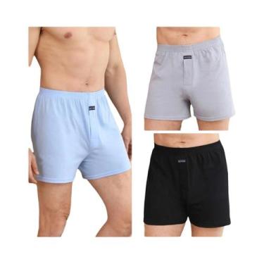 Imagem de Calças De Pijama Masculinas Confortáveis E Largas De Algodão Aro Para 