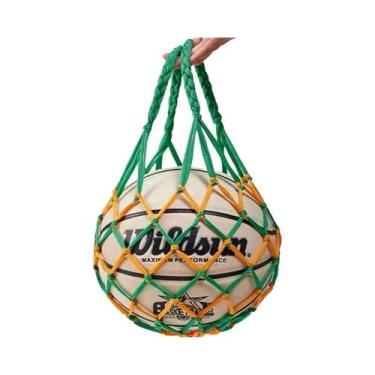 Imagem de Bolsa De Rede De Nylon Portátil Para Basquete, Vôlei, Futebol, Bolsa D