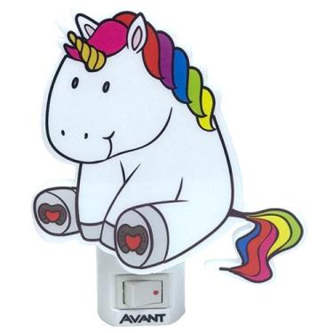 Imagem de Abajur Infantil Luz Noturna Led 1w 3000k Avant Unicórnio