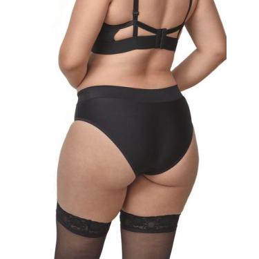 Imagem de Calcinha Calça Cavada Cítara DeMillus 26065, Preto, XG