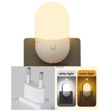 Imagem de Abajur Luminária De Tomada Com Led para quarto Crianças bebê corredor 