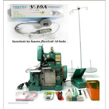 Imagem de Overlock GN1-6D verdinha  Semi-Industrial 110v+LED - Fox, Verde, Escur