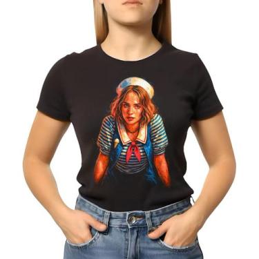 Imagem de Camiseta Baby Look Feminina Stranger Things Robin Exclusiva - NoBrand,