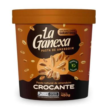Imagem de Pasta de amendoim crocante 450g - La Ganexa