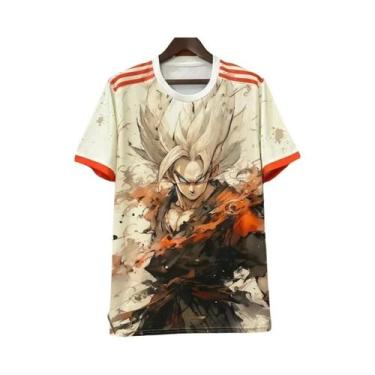Imagem de Camisa De Futebol Unissex Oversize Dragon Ball Super Saiyan, Rápido Se