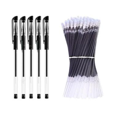 Imagem de Conjunto De Canetas De Gel Com 55 Peças, 05mm, Vermelho, Preto, Azul, 