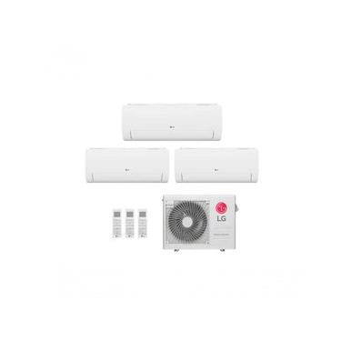 Imagem de Ar Condicionado Multi Split Inverter 3 Ambientes (Hiwall 2X 9.000BTUS, 1X12.000BTUS) Quente/Frio WiFi Integrado 220V