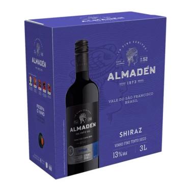 Imagem de VINHO ALMADEN SHIRAZ TINTO SECO BAG IN BOX 3LTS