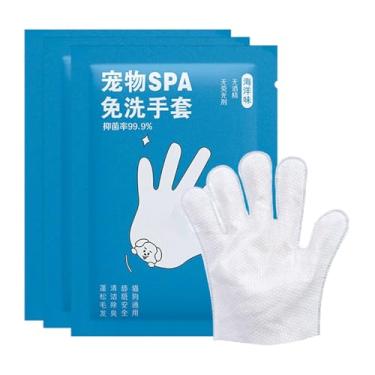 Imagem de Lenços de limpeza para gatos, de banho, 3 peças, tamanho viagem, portátil, desodorizante, higiene, lavagem para cão, gato, gatinho, cachorro, olho, orelha, patinha, bumbum