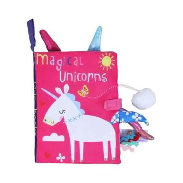 Imagem de Brinquedo Educativo Para Bebês 0-36M, Livro De Pano Interativo Com Som