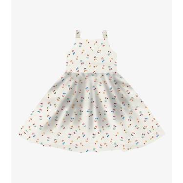 Imagem de Vestido em Popeline Rovi Kids Bege, 2, Bege