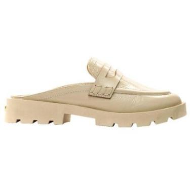 Imagem de Mule em Couro Off White Tratorado Cecconello-Feminino