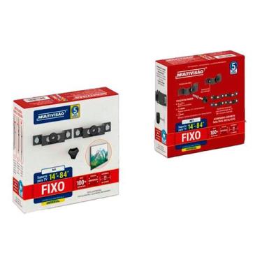Imagem de Suporte de TV Universal Fixo Multivisão para Parede e Painel 14 a 84 P